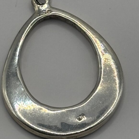 925 Silver Mosaic Abalone Shell Earrings - Picture 8 of 9